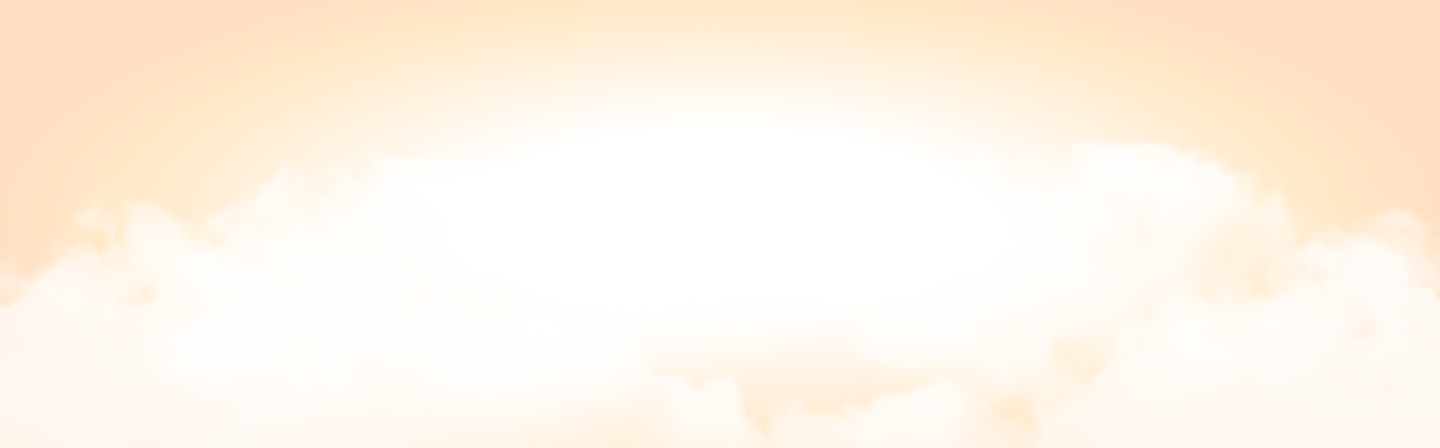 Soft orange cloud background